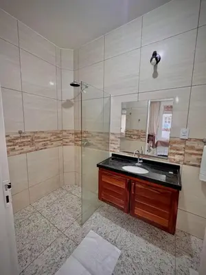 Uma casa de banho em Pousada Kalango Flecheiras