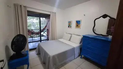 Uma cama ou camas num quarto em Condomínio Monteflor Guaramiranga