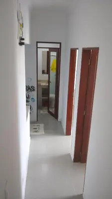 Uma cama ou camas num quarto em Apto Flecheiras 06
