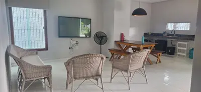 A cozinha ou kitchenette de Casa praia Paracuru