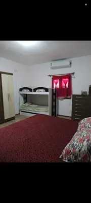 Uma cama ou camas num quarto em Casa praia preá