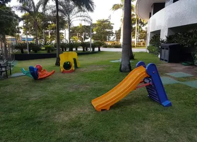 A área de jogos para crianças em Beleza a beira-mar de fortaleza