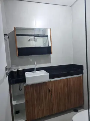 Uma casa de banho em Studio no 27º andar recém inaugurado no Beach Class Meireles!!!