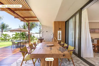 A planta de Casa com Piscina no Origem Fortim