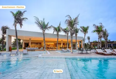 A piscina em ou perto de Casa com Piscina no Origem Fortim