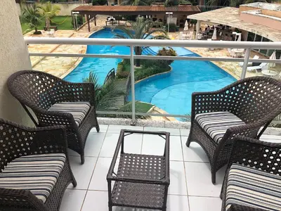 A piscina em ou perto de Apto. Palm Beach, 300M Beach Park