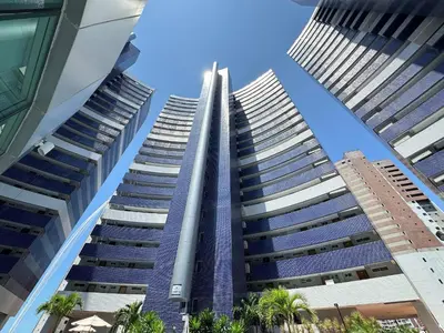 O edifício onde a casa de férias está situado