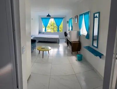 Uma cama ou camas num quarto em casa da Anastacia