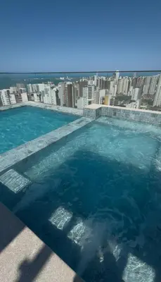 A piscina em ou perto de Beach Class Meireles