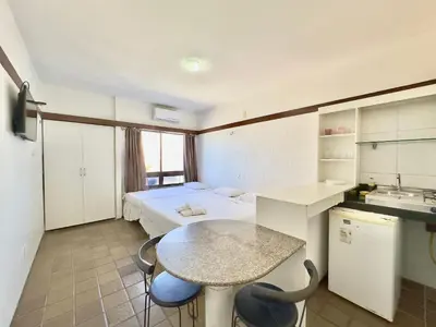 A cozinha ou kitchenette de Flats Tabajara Residence