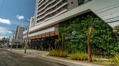 O edifício onde o apartamento está situado