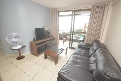 Uma área de estar em Leme Penthouse Apartment