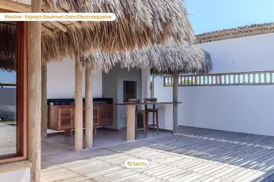 A planta de Vila Carnaúba no condomínio Praia Canoé Fortim