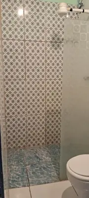 Uma casa de banho em Vistamar Arco das Flores
