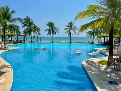 A piscina em ou perto de Wai Wai Eco Residence Cumbuco 402 D by Aloha Vibes ADM