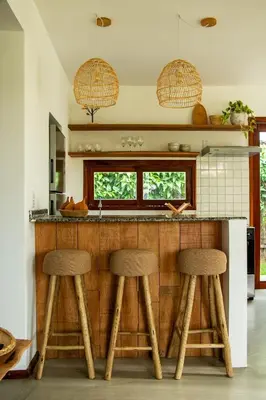 A planta de Casa Cajú