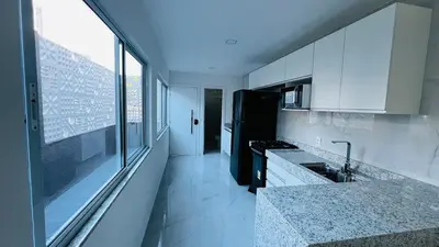 A cozinha ou kitchenette de Apartamento praia de Iracema