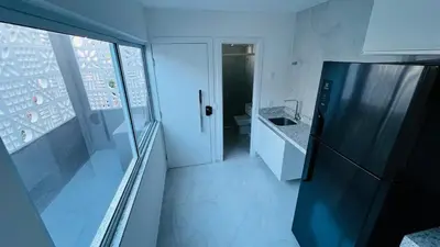 A cozinha ou kitchenette de Apartamento praia de Iracema