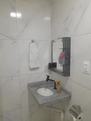 Uma casa de banho em La casita flats