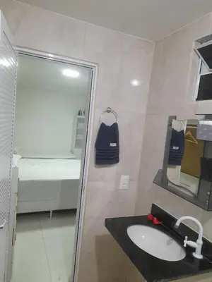Uma casa de banho em La casita flats