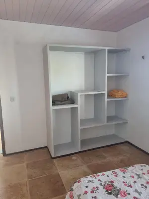 Uma cama ou camas num quarto em Casa Mar e Sol, Villa de plage marina do Morro Branco avec Piscine