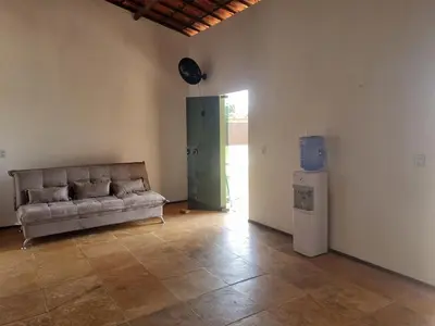 Uma área de estar em Casa Mar e Sol, Villa de plage marina do Morro Branco avec Piscine