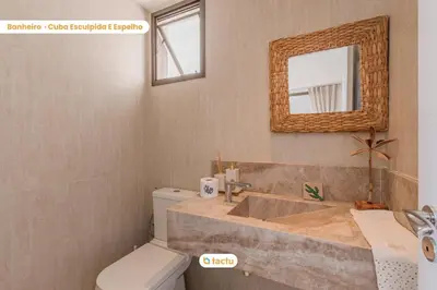 A planta de Casa em Flecheiras em condomínio vista mar