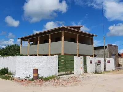O edifício onde a casa de férias está situado