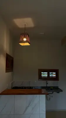 A cozinha ou kitchenette de Chalés Dunas - Icaraí de Amontada