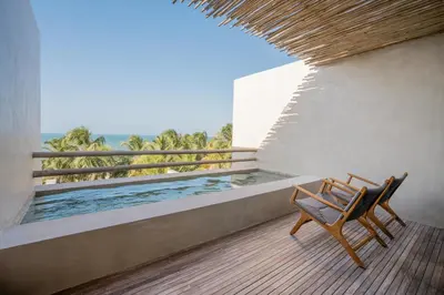Uma varanda ou terraço em Mana Cumbuco Hotel