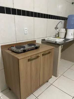 A cozinha ou kitchenette de Apartamento completo e central! CASA DUNAS!