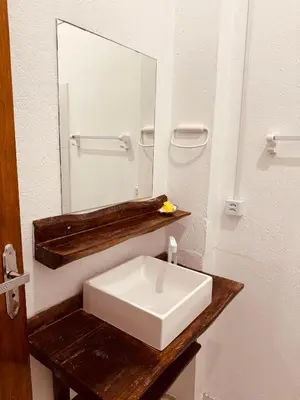 Uma casa de banho em Lu Pousada Charme Preá
