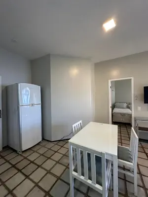 A cozinha ou kitchenette de 651A golden beira mar 55 m2