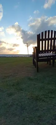 O nascer ou o pôr do sol visto a partir das estalagens