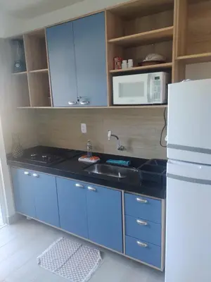 A cozinha ou kitchenette de Flat Flecheiras
