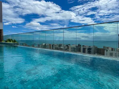 A piscina em ou perto de Studio 600m da praia