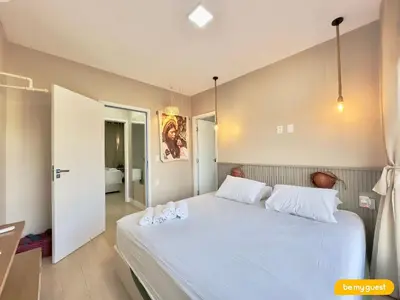 Uma cama ou camas num quarto em Bella Arte 2 Rooftop