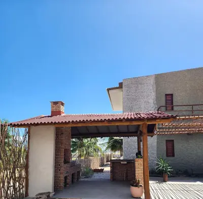 O edifício onde a casa de férias está situado