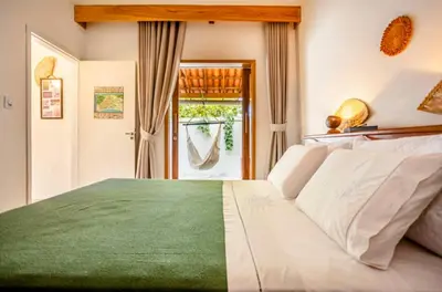 Uma cama ou camas num quarto em Casa Iruna 2