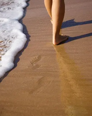 Uma praia em ou perto da casa de férias