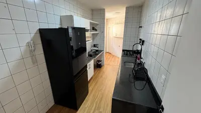 A cozinha ou kitchenette de Amplo Apartamento com 3 Quartos em Fortaleza