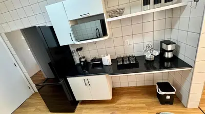 A cozinha ou kitchenette de Amplo Apartamento com 3 Quartos em Fortaleza