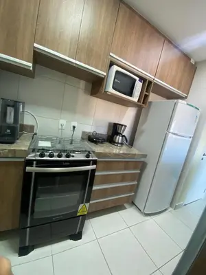 A cozinha ou kitchenette de Flat da Cacau VG SUN Cumbuco