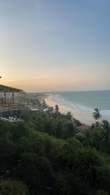 Paisagem natural perto da casa de hóspedes