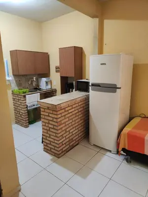 A cozinha ou kitchenette de Hostel Leda Beach