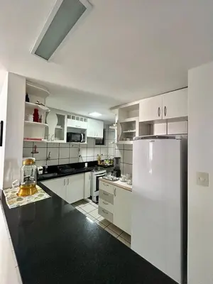 A cozinha ou kitchenette de Apartamento Completo com 3 Quartos
