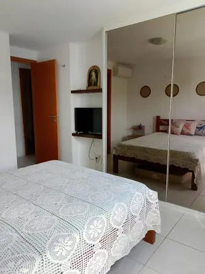 Uma cama ou camas num quarto em Dunas CL Residencial