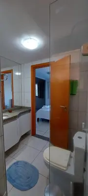 Uma casa de banho em Dunas CL Residencial
