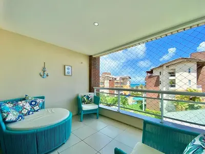 Uma varanda ou terraço em Sweet Home at the Beach - Next to Beach Park