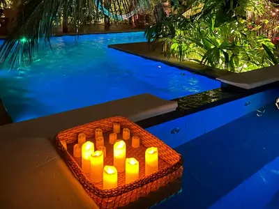 A piscina em ou perto de Hotel Boutique Quinta Três Marias - Paraíso particular em Paracuru